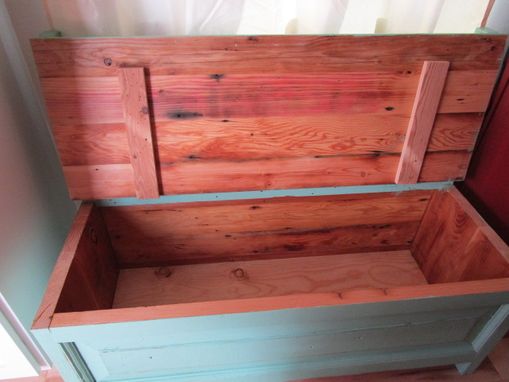 Custom Made Blanket Chest Made From Reclaimed Wood In The Usa