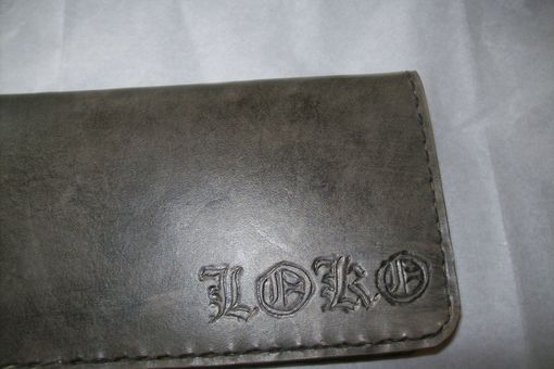 Custom Made Custom Leather Biker Wallet