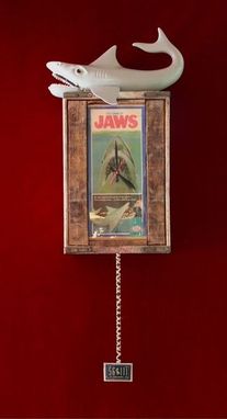 Custom Made Jaws Vintage Game Clock
