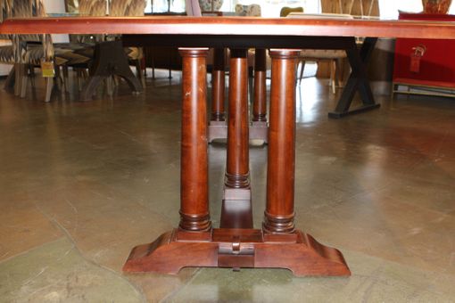 Custom Made Classic Old World Refectory Trestle Table