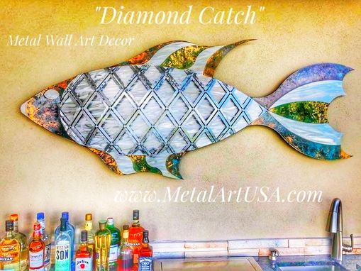 Custom Made Fish Metal Wall Art