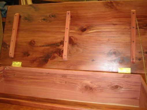 Custom Made Rustic Cypress Cedar Chest