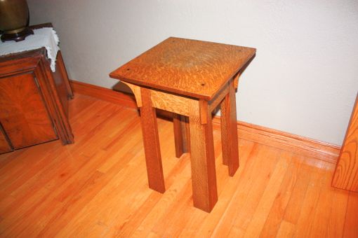 Custom Made Mission Style Lamp Table