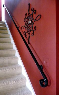 Custom Made Decorative Scroll Handrail