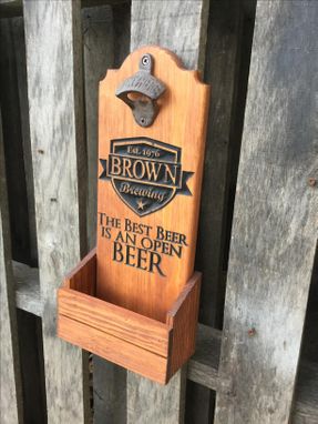 Custom Made Groomsmen Gift Set Of Six, Beer Bottle Opener