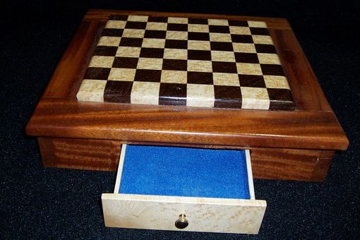 Custom Made Exotic Wood Chest Board