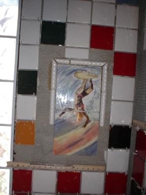 Custom Made Custom Hand Glazed Art On Tile Murals And Decos