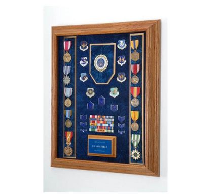 Custom Made Air Force Awards Display Case