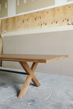 Custom Made Trestle Conference Table