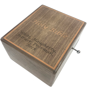 Custom Made Custom Wooden Bible Box