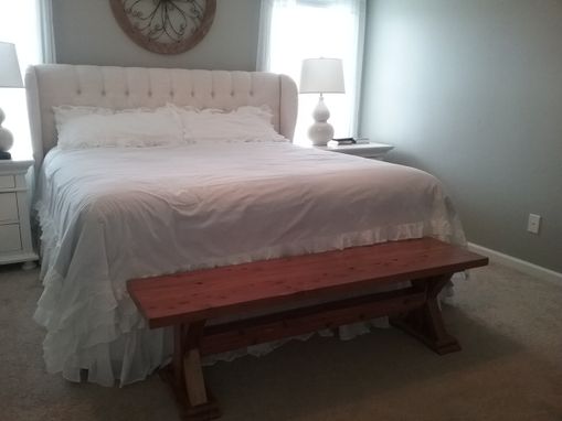 Custom Made End Of Bed Bench