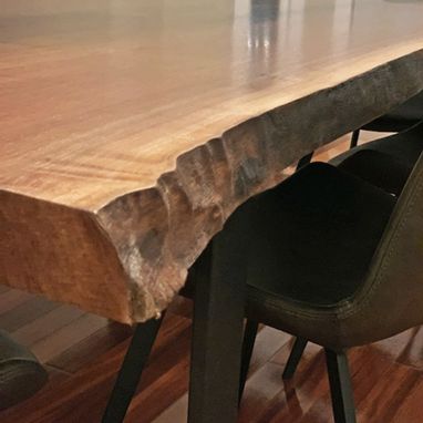 Custom Made Walnut Single Slab Table