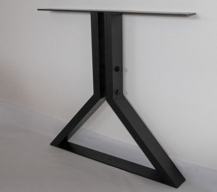 Custom Made Urban Industrial Farmhouse Steel Table Legs