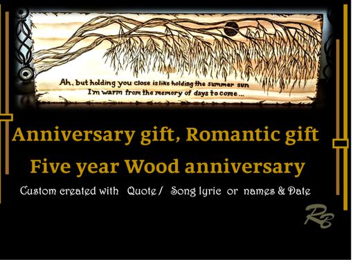 Custom Made Custom, Signs, Wood, Five Year Anniversary Gift, Wood Anniversary