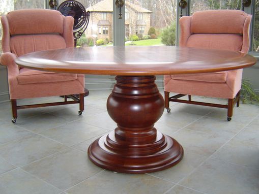 Custom Made Mahogany Round Table