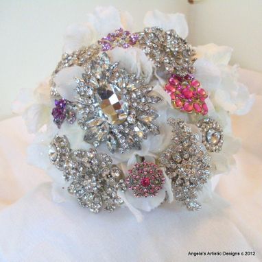 Custom Made Brooch Bridal Bouquet