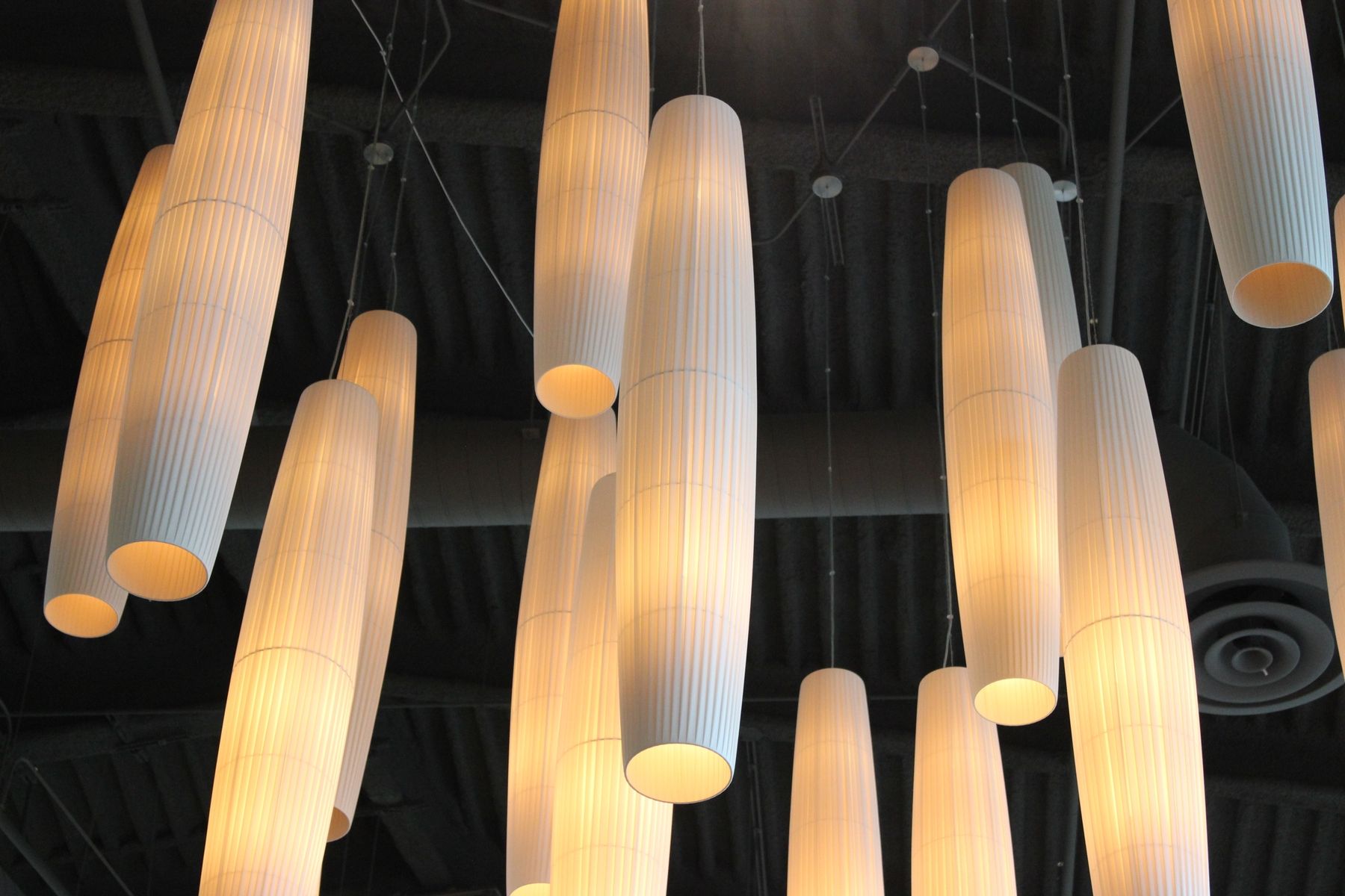 Buy Hand Made Ceiling Light Large Cylinder Lamps, made to order from