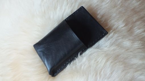 Custom Made Hand Stitched Leather Minimalist Iphone Wallet