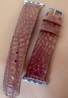 Custom Made Matching Exotic Nile Crocodile Leather Belt, Watch Strap And Wallet
