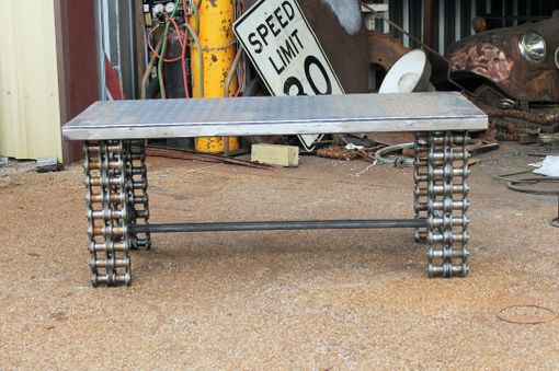 Custom Made Industrial Chic In Popular Styles Metal Coffee Table