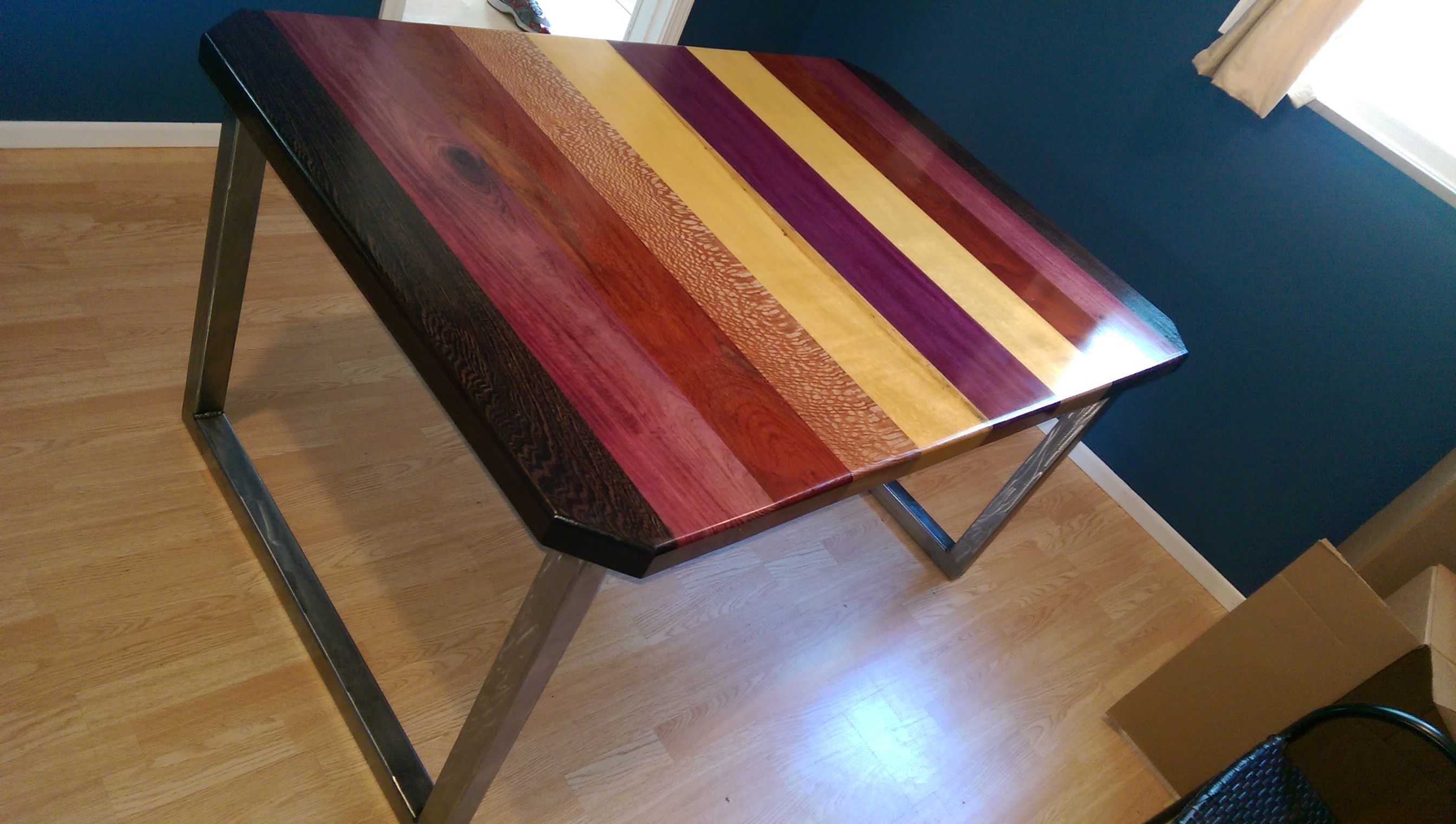 Buy Custom Made Exotic Wood Dining Table, made to order from Pillar of ...