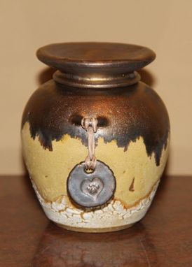 Custom Made Pet Urn - "Gold Fusion"