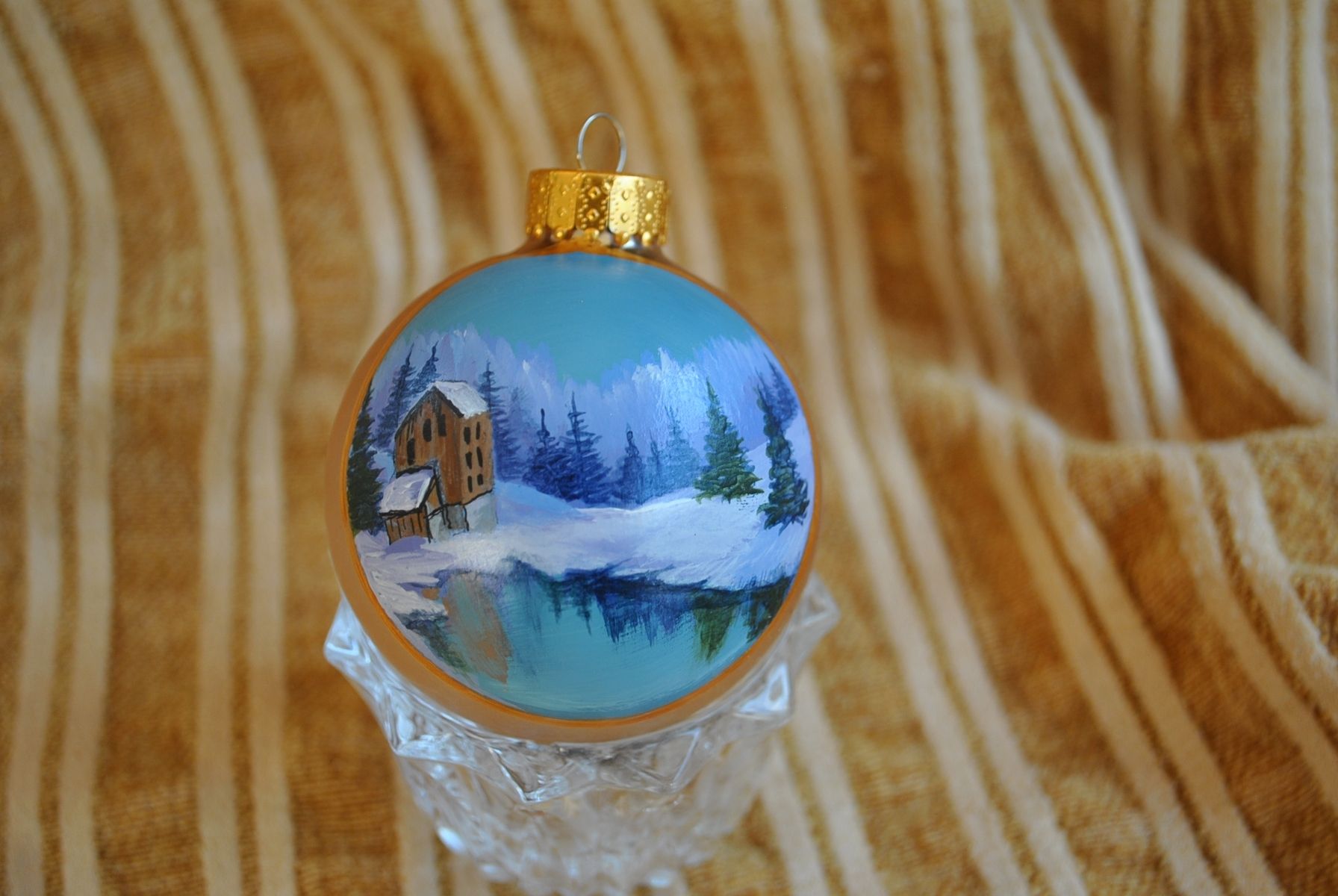 Custom Hand Painted Ornaments by Designs
