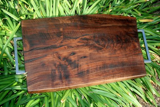 Custom Made Live Edge Walnut Serving Tray/Cutting Board