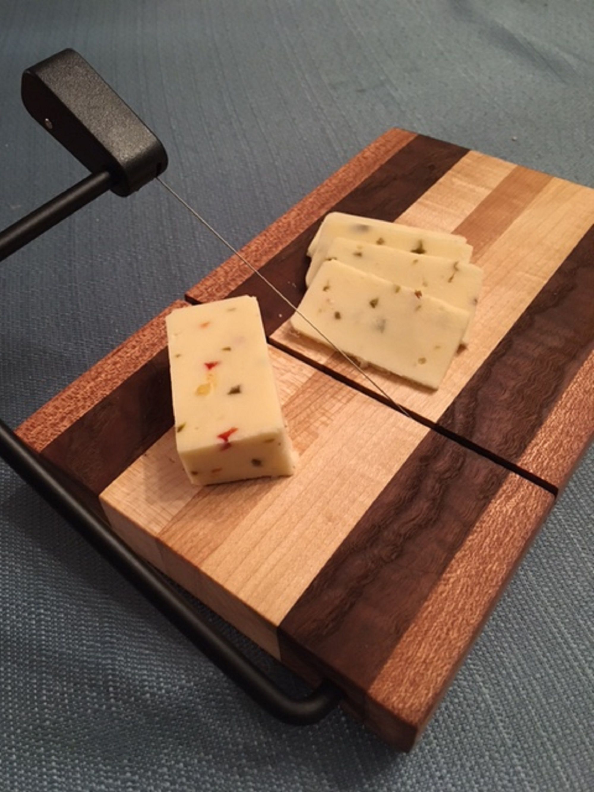 Hand Made Cheese Slicer Board (With Wire Cutting Arm) by Tabula Rasa