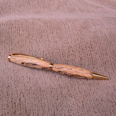 Custom Made Wood Pen Of Spalted Tamarind  S004
