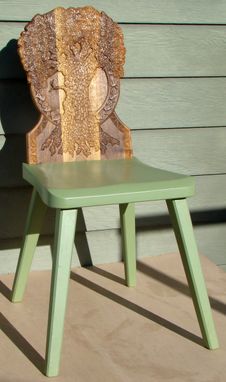 Custom Made Hand Carved Tree Chair