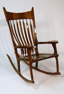 Custom Made Scuplted Rocking Chair