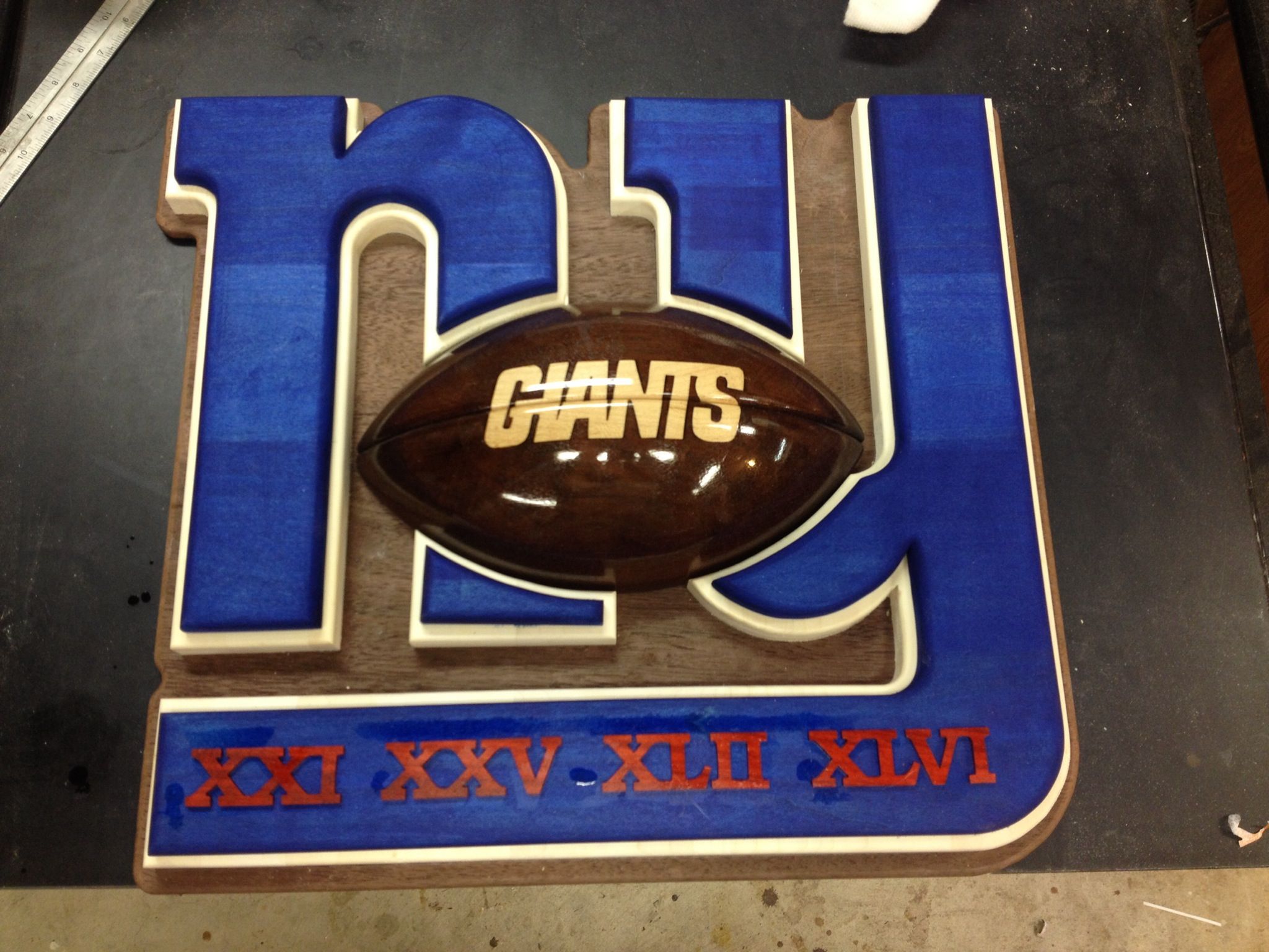Hand Crafted Custom Sports Plaques by Wood U Create