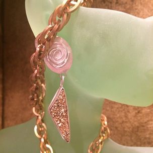 druzy earrings gold custommade
