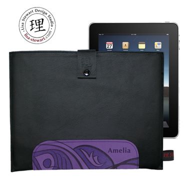 Custom Made Leather & Suede Ipad Cover