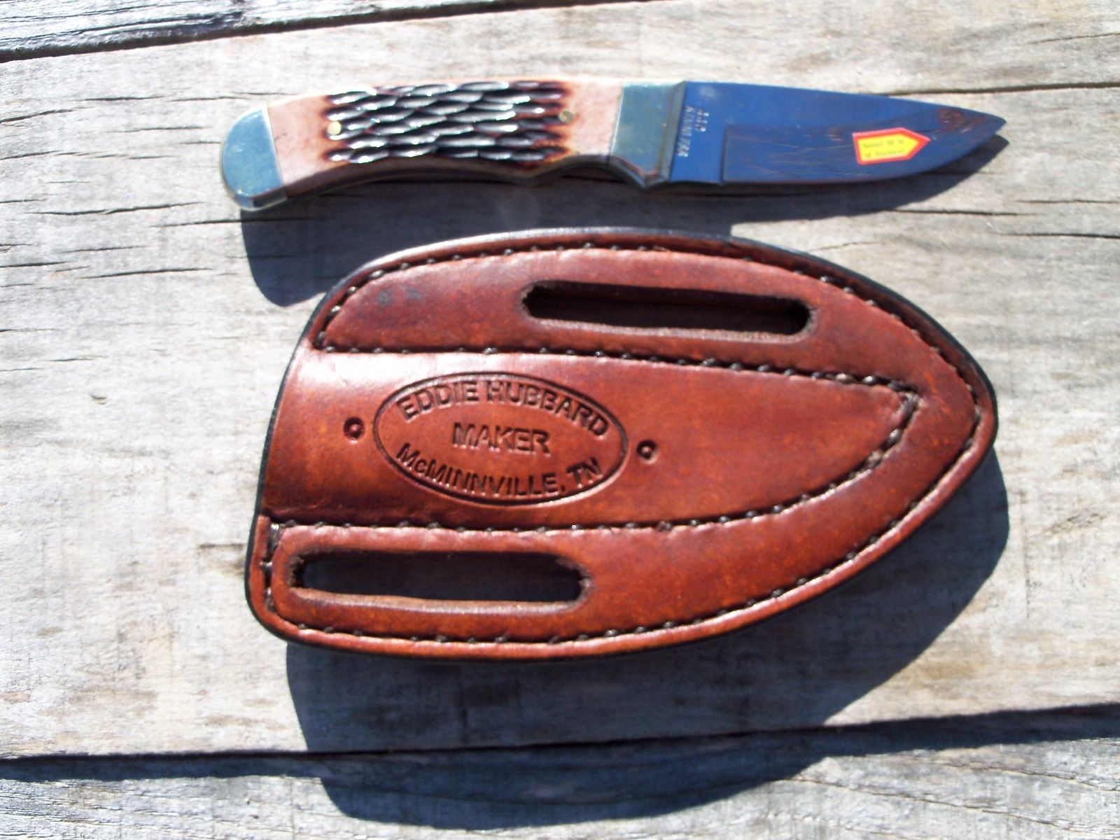 Custom Handmade Leather Knife Sheaths by Hubbard Leather