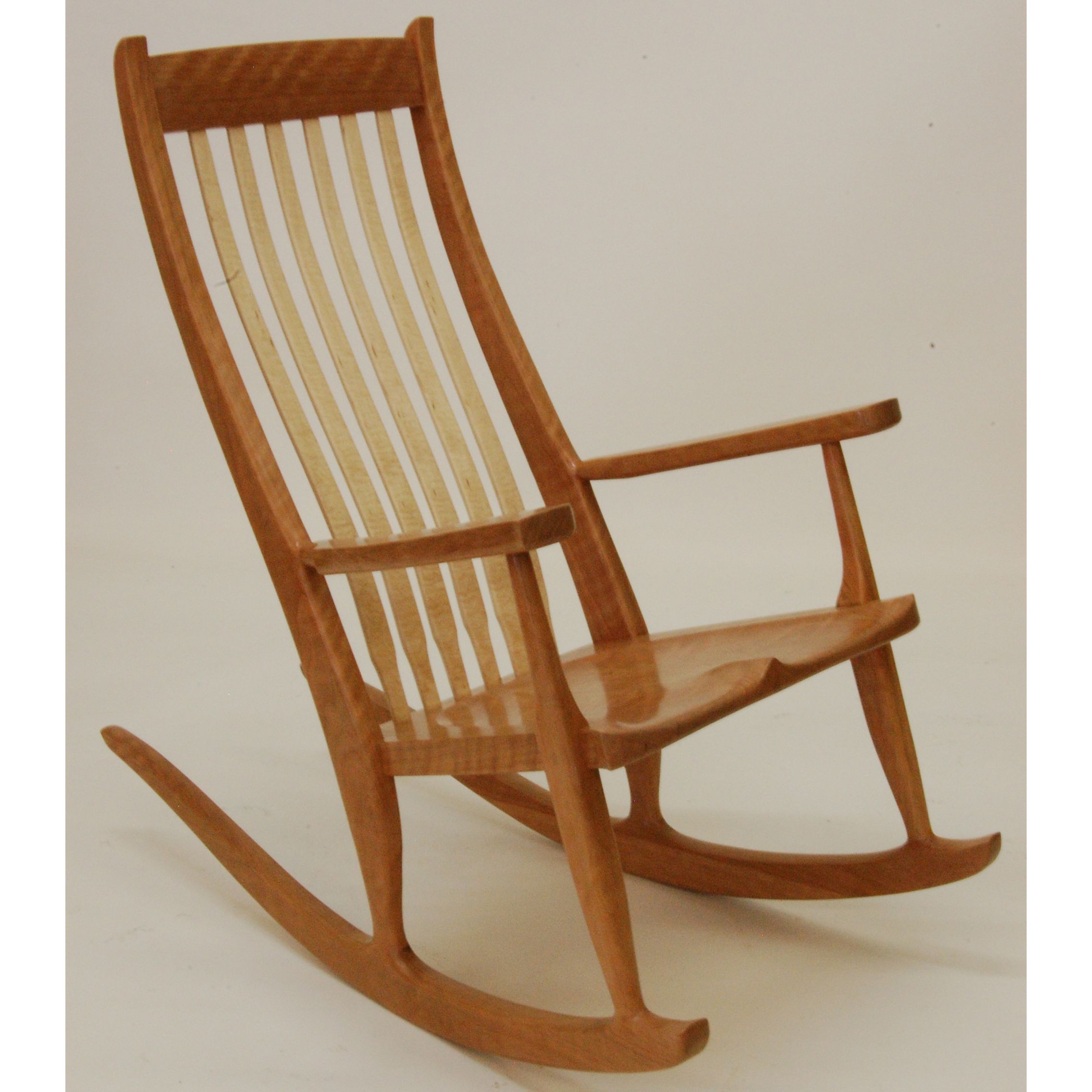 Buy Hand Crafted Cherry Ashland Rocking Chair, made to order from ...