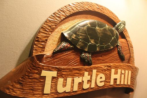 Custom Made Turtle Signs, Wildlife Signs, Custom Carved Home Signs By Lazy River Studio