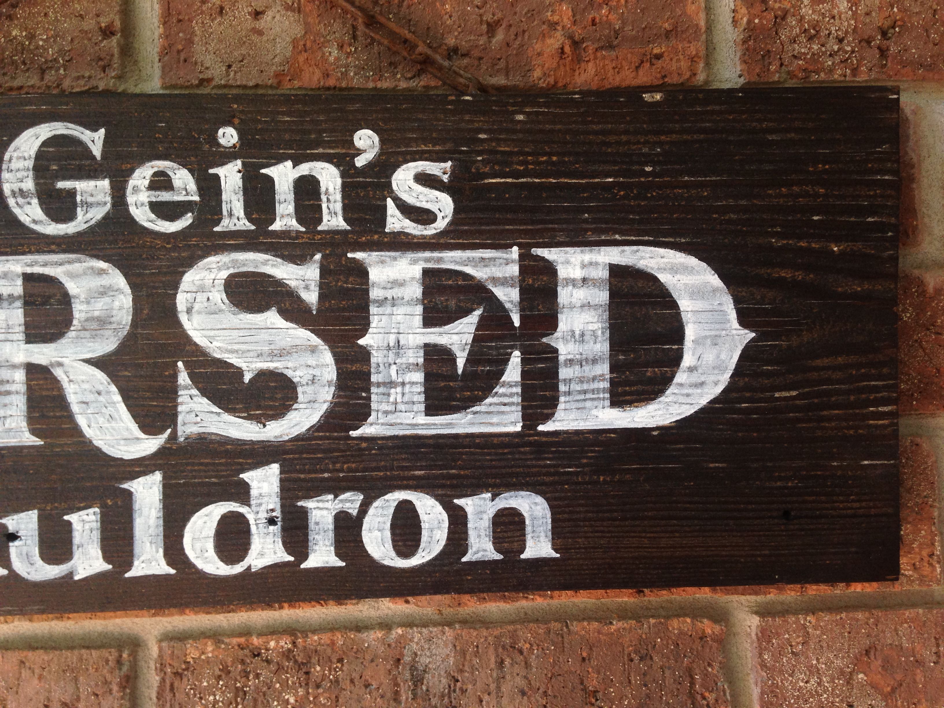 Custom Rustic Sign by SantaCruz Designs