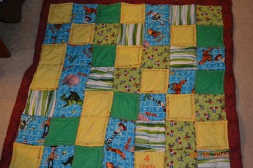 Custom Made Toy Story Cuddle Quilt