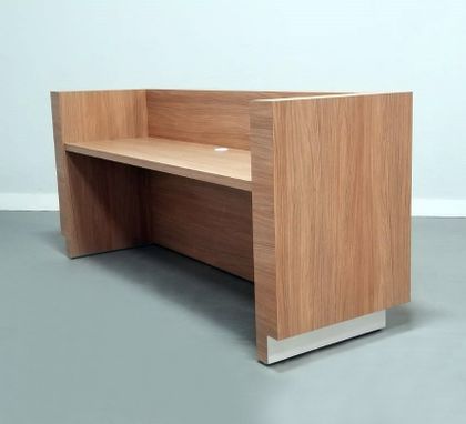 A Handmade Dallas Modern U Shape Reception Desk Made To Order Dallas Modern U Shape Reception Desk