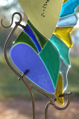 Custom Made "Feng Shui Goddess"  - Health & Family - Fused Glass Sculpture