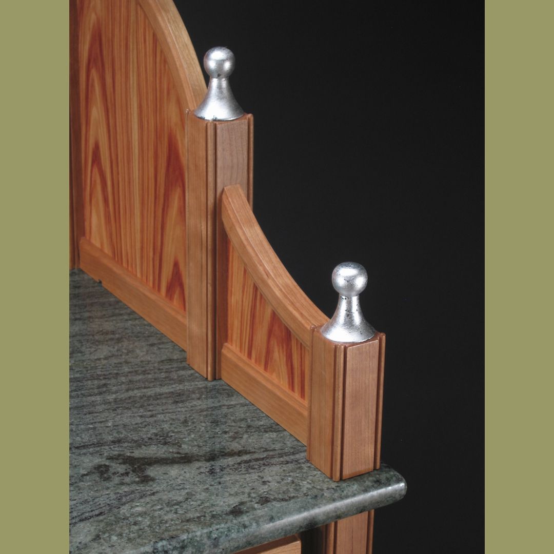 Custom Made Dry Bar On Fire by Burgess Fine Woodworking