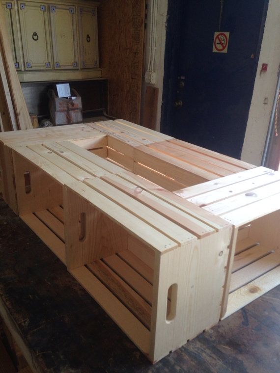 Custom Made 6 Wine Crate Coffee Table Rustic A By Mayhem Furniture Co Custom Made 6 Wine Crate Coffee Table Rustic A By Mayhem Furniture Co