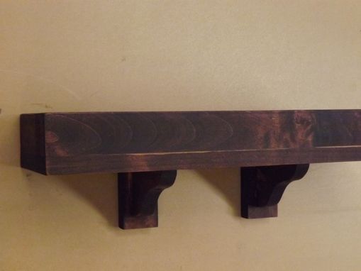Custom Made Small Wooden Bathroom Shelf