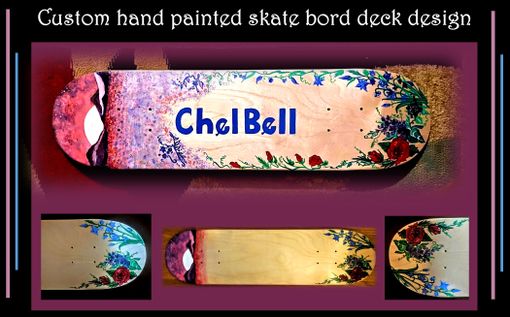 Custom Made Custom, Hand Painted,Skateboard, Deck, Designs, One Of A Kind, Skate Board