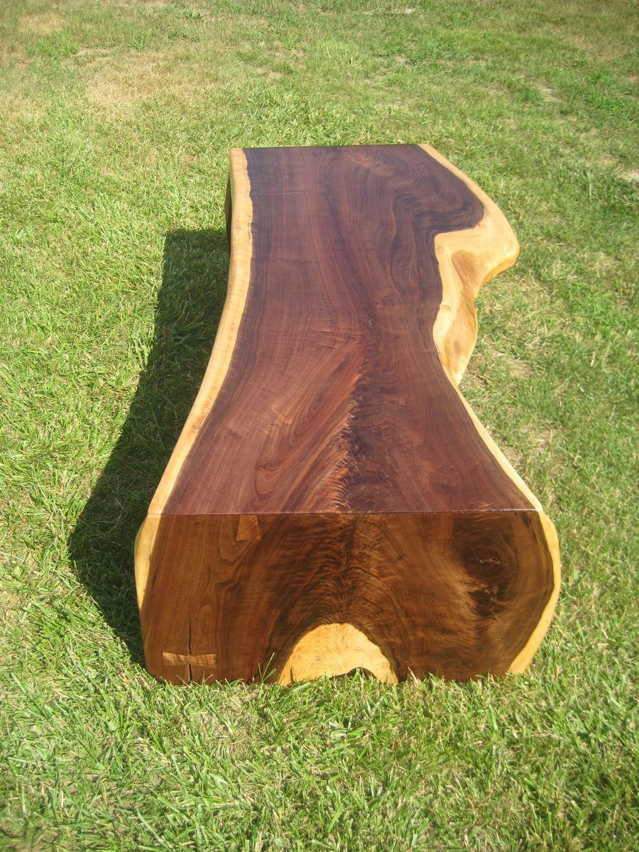 Custom Claro Walnut Coffee Table by J.R Signature Creations