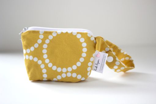 Custom Made Mini Gusseted Messy Bags (Snack Bags) - Yellow Pearl Bracelet