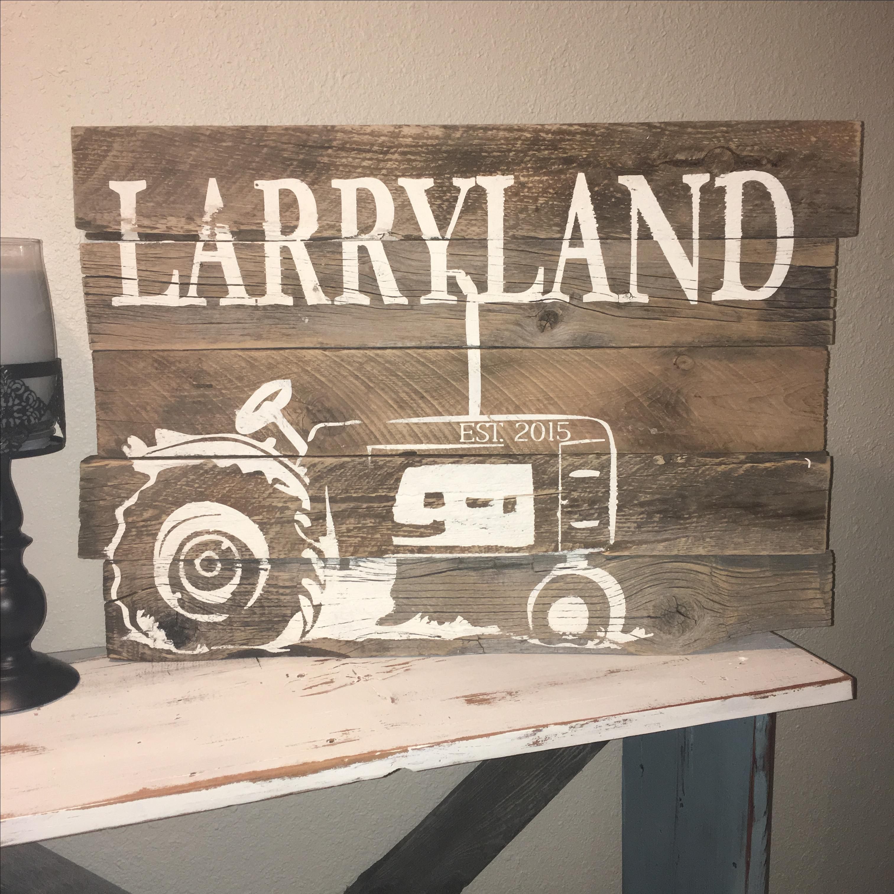 Handmade 24x18 Barn Wood Custom Sign by Good Life Woodworks