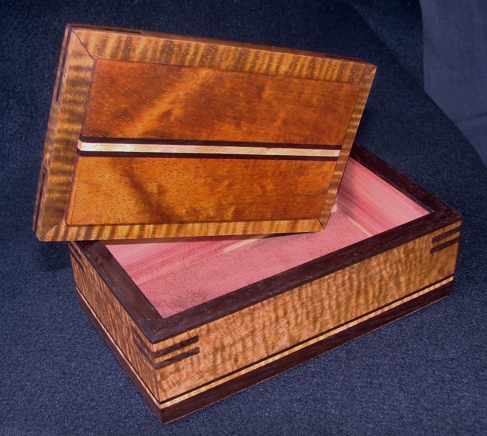 Hand Crafted Small LiftTop Box by Woodcircus